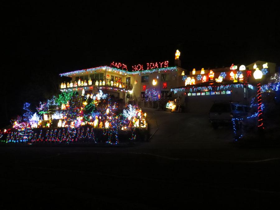The Nunley home is always an incredible and bright display during the holiday season.