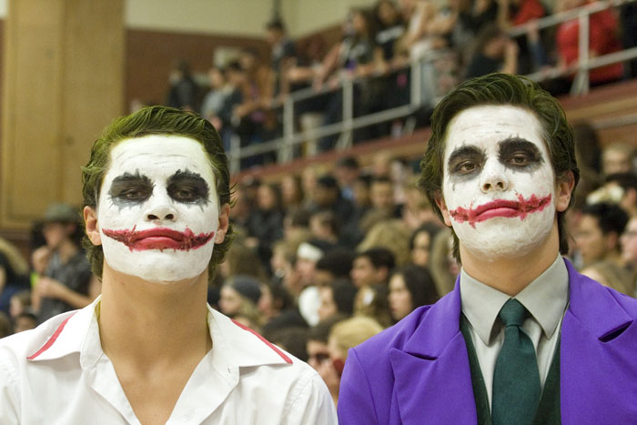 Mark Orlandi and Carter Robinson as the Joker. 