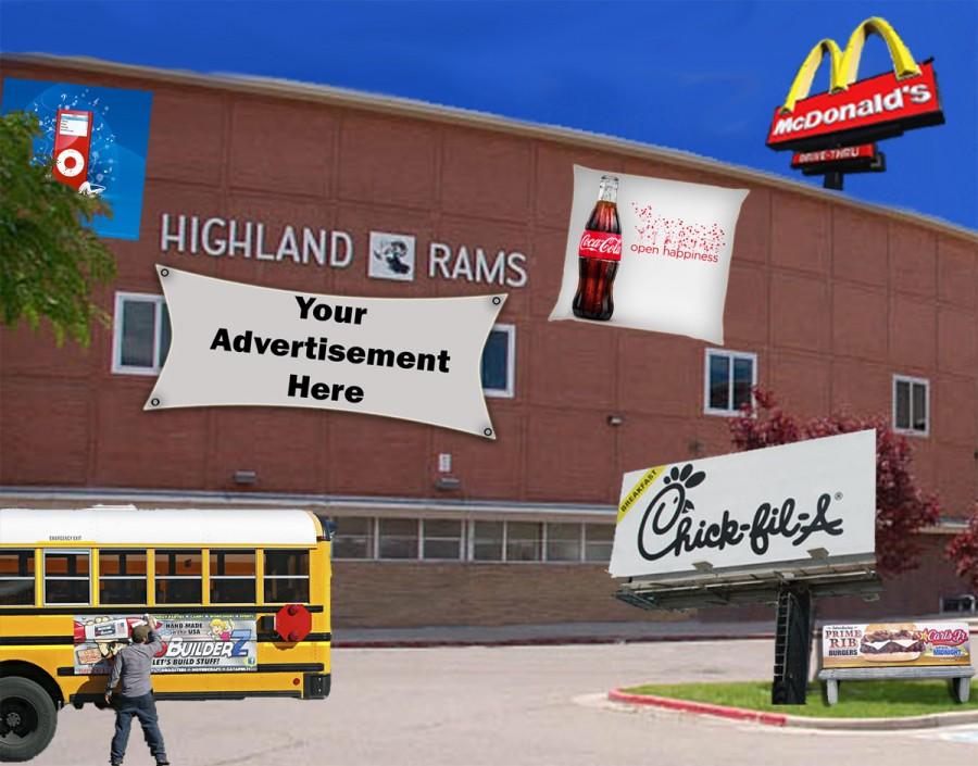 This is what Highland would look like if ads ran rampant.