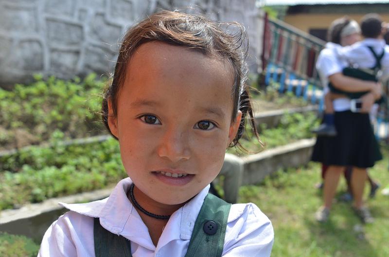 A young Nepalese girl