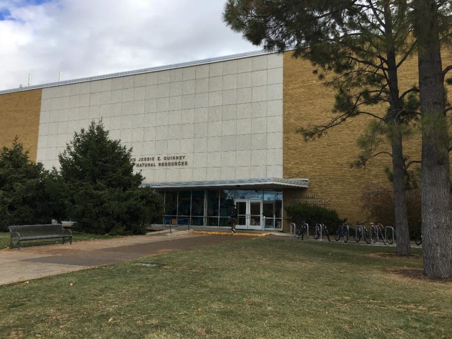 The cadaver lab was held in the Natural Resources building at Utah State University. 