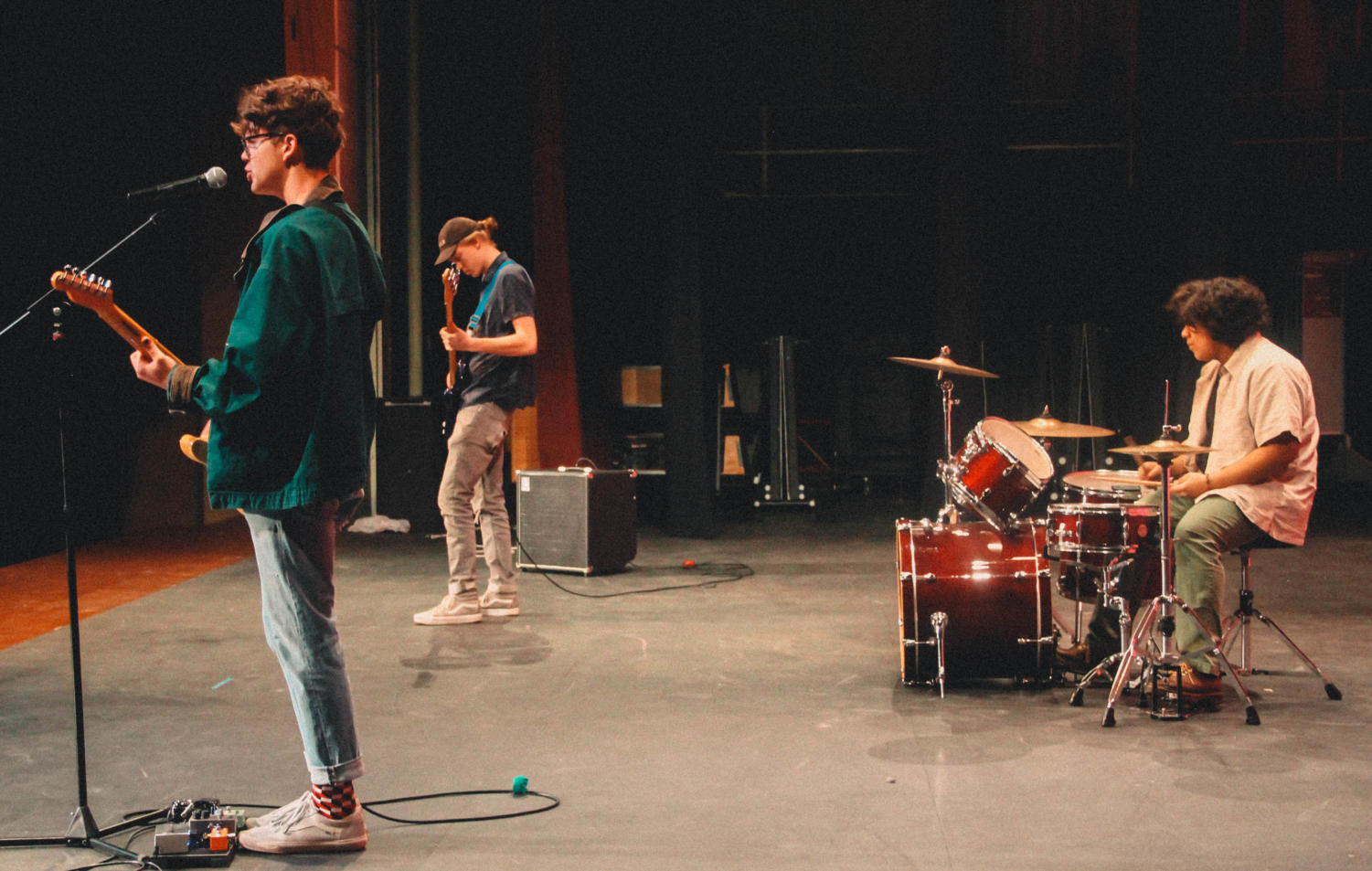 SLC Band Blue Rainboots Make Suprise Apperance At Talents And Traditions Assembly Highland Rambler