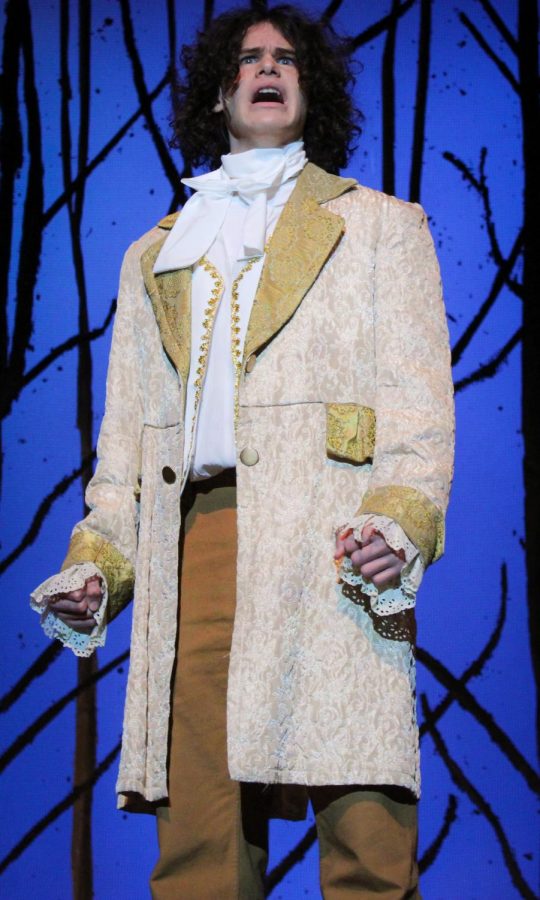 Ian Andersen performs as the Prince in Cinderalla.