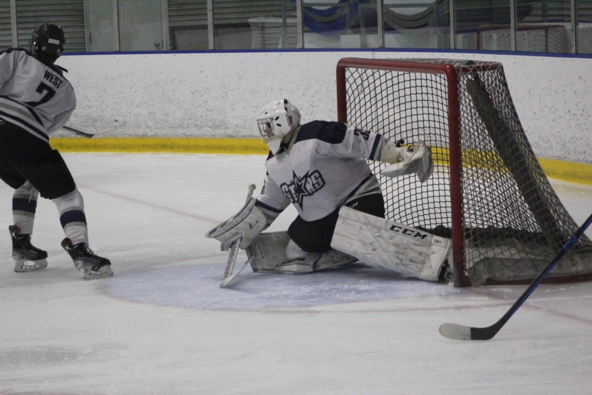 Evan Weinstein in goalie for the Utah Stars hockey club during their game on Monday, Dec. 11th. 