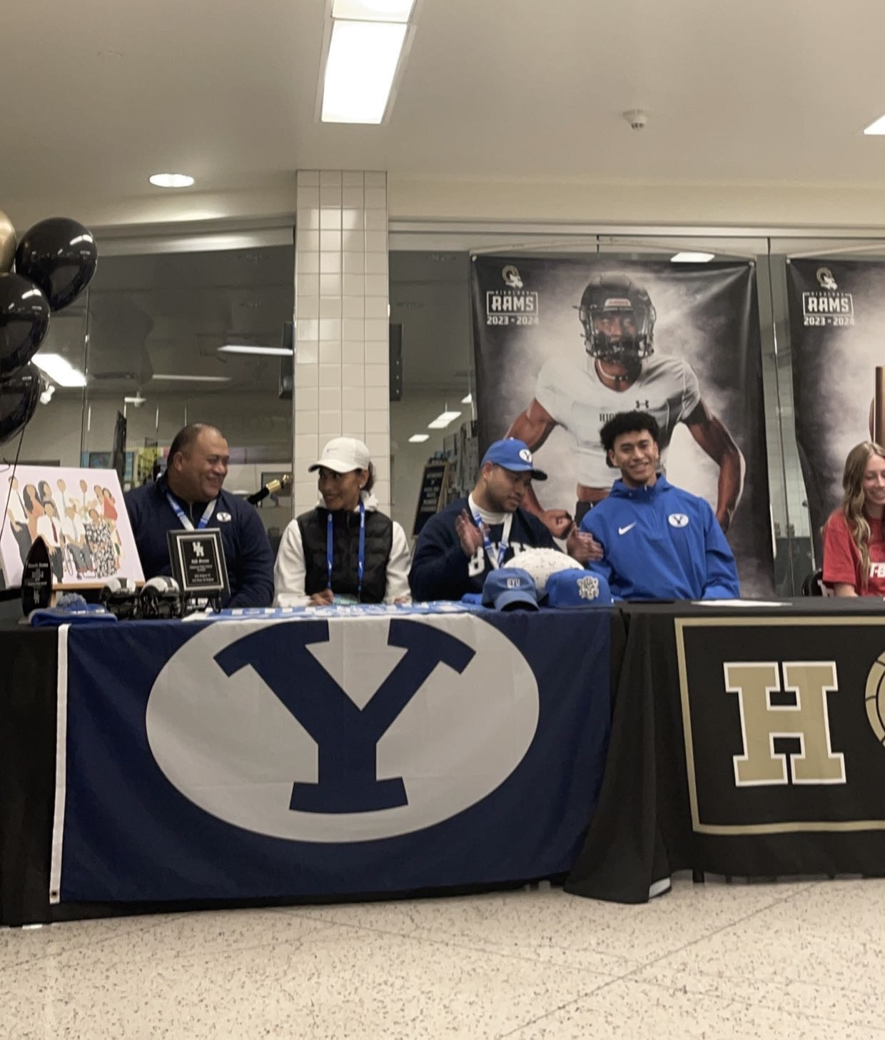 Rising Star Sefa Brown Signs With BYU to Play Football Highland