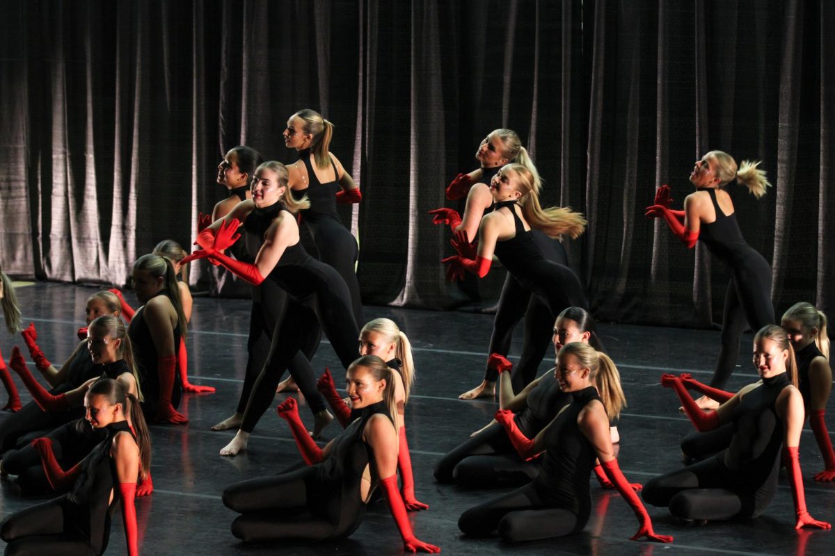 Highland Dance Company performing in the main gym.