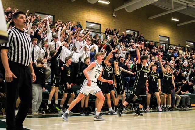 Jack Anderton hits the game winner in front of the ecstatic Black Hole.