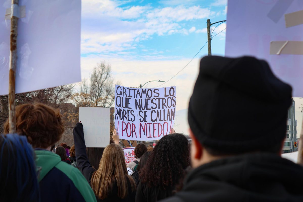 Highland students joined in a statewide anti-ICE walkout on February 6. 